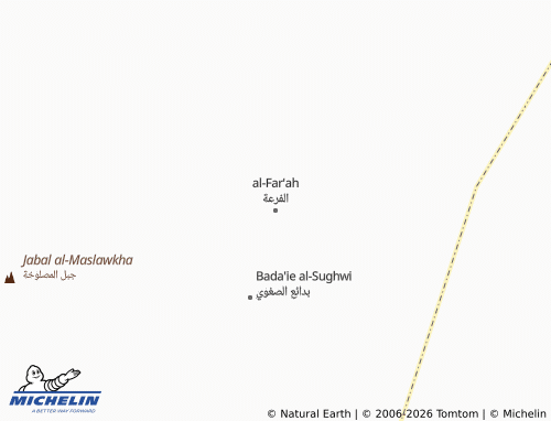 Carte MICHELIN al-Far'ah - ViaMichelin