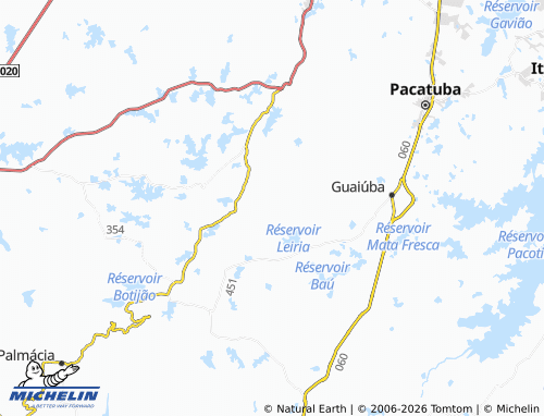 MICHELIN Jubaia map - ViaMichelin