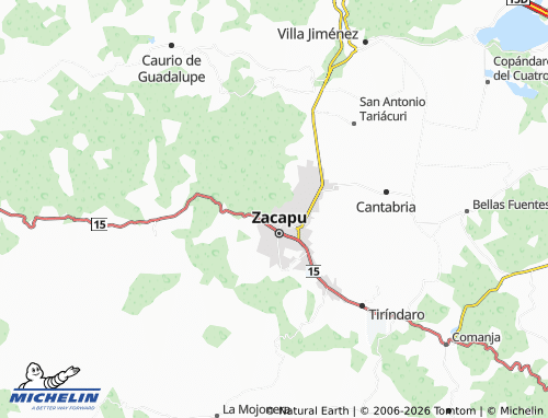 Mapa MICHELIN Valle Escondido - ViaMichelin