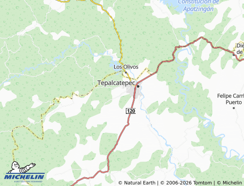 Mapa MICHELIN Ampliación Lázaro Cárdenas - ViaMichelin
