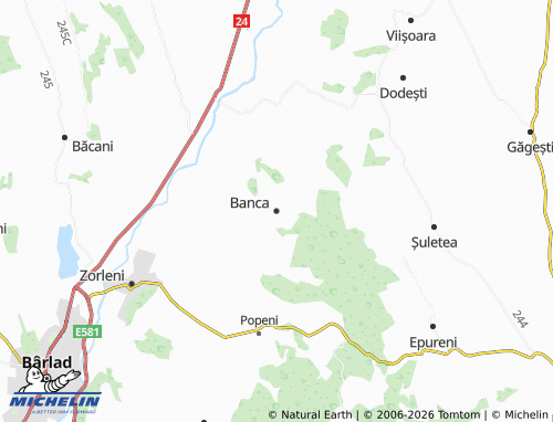 MICHELIN Banca map - ViaMichelin