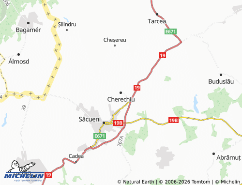Carte MICHELIN Cherechiu - ViaMichelin