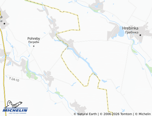 Mapa MICHELIN Hrushkivka - ViaMichelin