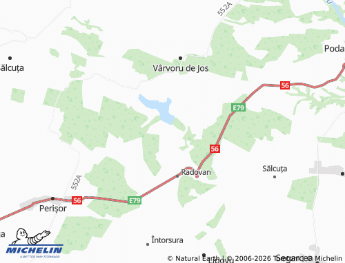 Carte MICHELIN Fântânele - ViaMichelin