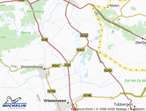 Carte MICHELIN Sibculo - ViaMichelin
