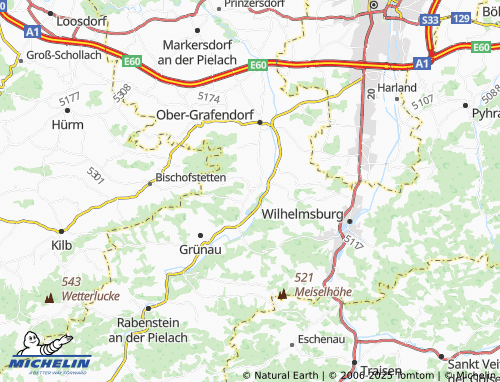 MICHELIN-Landkarte Dietmannsdorf - ViaMichelin