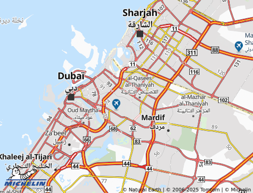 MICHELIN Al Twar First map - ViaMichelin