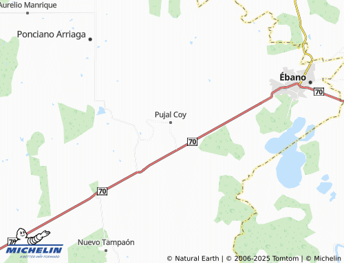 MICHELIN Reforma Agraria map - ViaMichelin