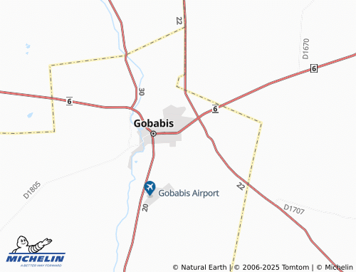 MICHELIN Nossobville map - ViaMichelin