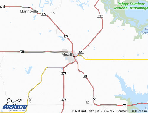 Mappa MICHELIN Madill - ViaMichelin