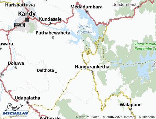 Mappa MICHELIN Ududeniya Madige - ViaMichelin