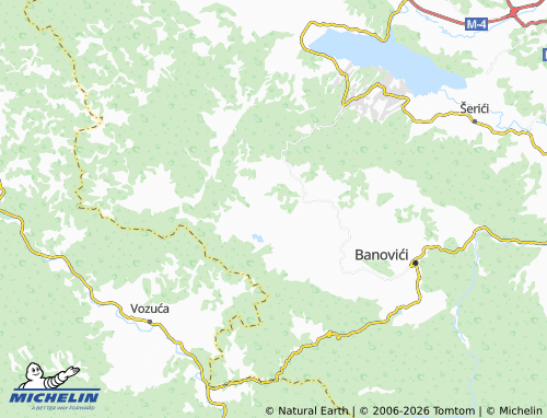 MICHELIN Borovac map - ViaMichelin