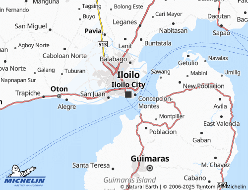 Mapa MICHELIN Osmeña - ViaMichelin