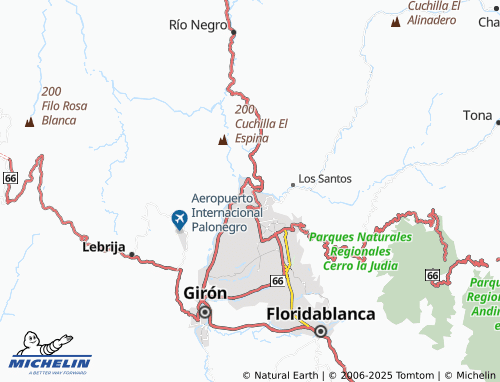 MICHELIN Altos del Kennedy map - ViaMichelin