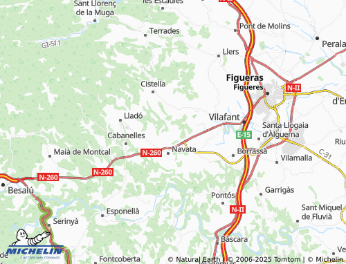 MICHELIN Torremirona Golf Club map - ViaMichelin
