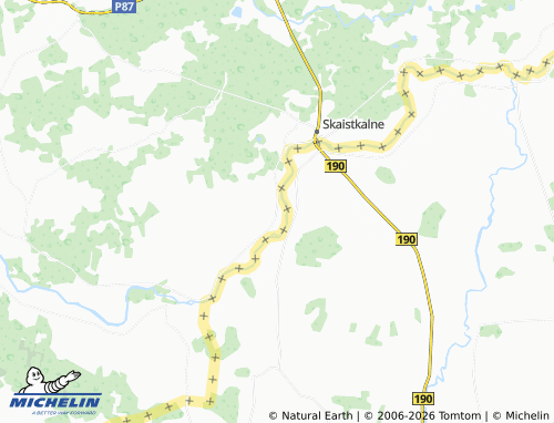 Mapa MICHELIN Putni - ViaMichelin