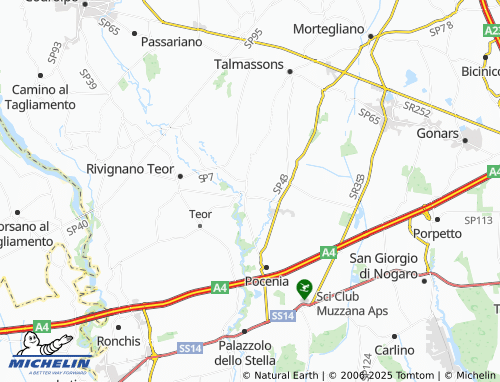 MICHELIN-Landkarte Ariis - ViaMichelin