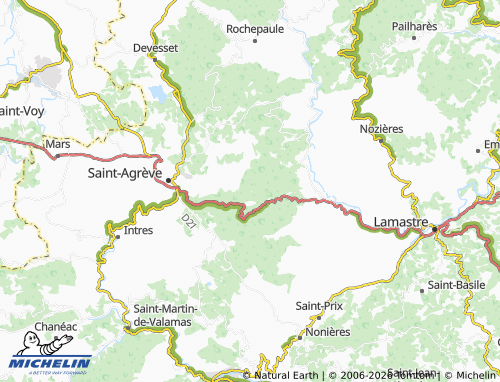 MICHELIN Orfeuille map - ViaMichelin