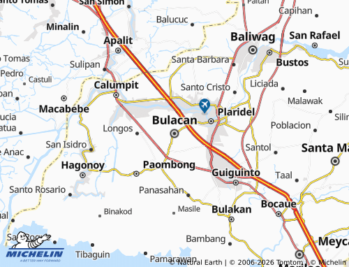MICHELIN Bulacan map - ViaMichelin