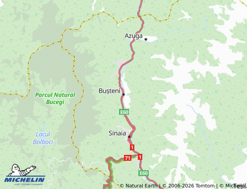 Mappa MICHELIN Bușteni - ViaMichelin