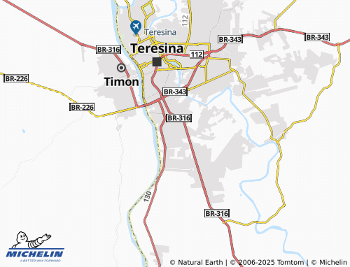 MICHELIN Santa Cruz map - ViaMichelin