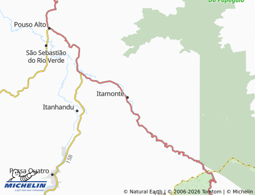 Mapa MICHELIN Itamonte - ViaMichelin