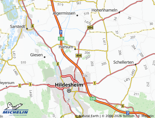 MICHELIN Asel map - ViaMichelin
