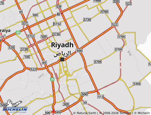 MICHELIN-Landkarte al-Rabwah - ViaMichelin