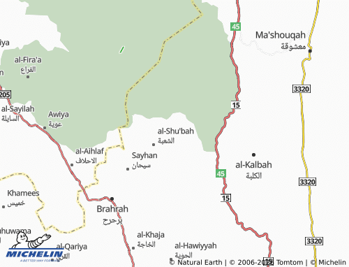 MICHELIN-Landkarte al-Karadisah - ViaMichelin