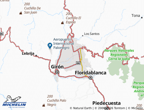 MICHELIN Alfonso López map - ViaMichelin
