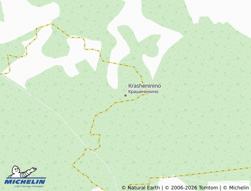 MICHELIN-Landkarte Krasheninino - ViaMichelin