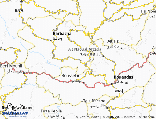 Mapa MICHELIN Qandeerah - ViaMichelin