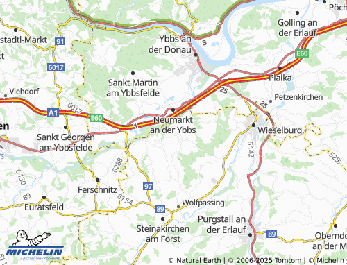 Kaart MICHELIN Köchling - ViaMichelin