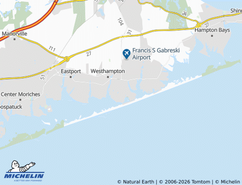 Mapa MICHELIN Westhampton Beach - ViaMichelin