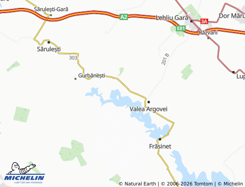 MICHELIN Siliștea map - ViaMichelin