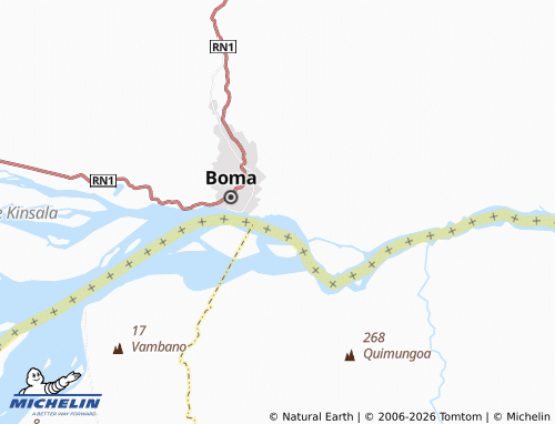 MICHELIN Kikenge map - ViaMichelin