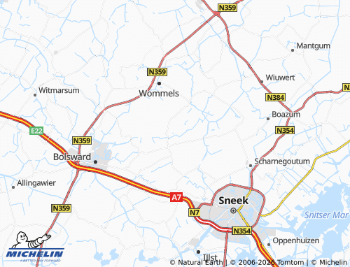 Mapa MICHELIN Hidaard - ViaMichelin