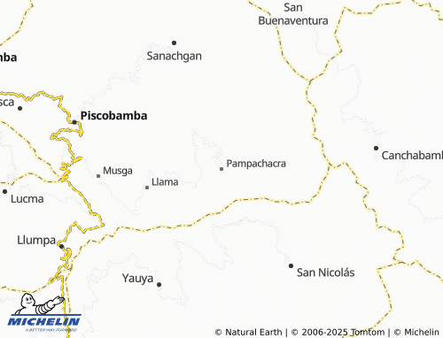 MICHELIN Pampachacra map - ViaMichelin