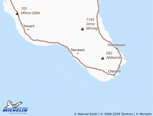 MICHELIN Mindralou map - ViaMichelin