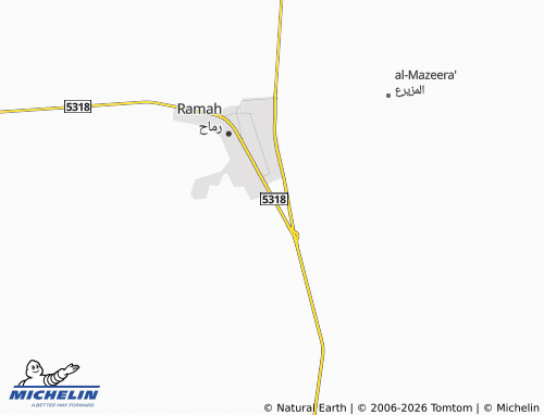Carte MICHELIN al-Salam - ViaMichelin