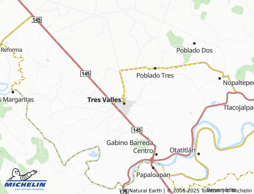 MICHELIN 21 de Noviembre map - ViaMichelin