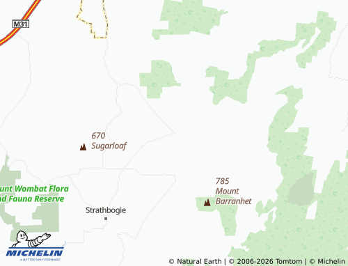 Mappa MICHELIN Boho South - ViaMichelin