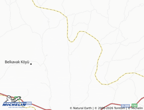 MICHELIN Küçüknefes map - ViaMichelin