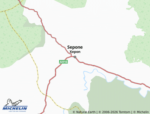 MICHELIN-Landkarte Sepone - ViaMichelin