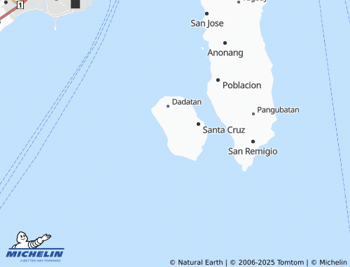 MICHELIN Linosutan map - ViaMichelin