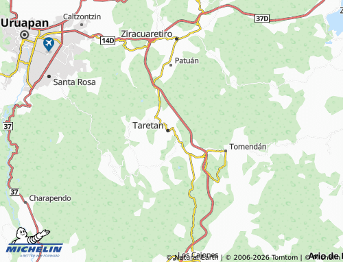 MICHELIN El Sifón map - ViaMichelin