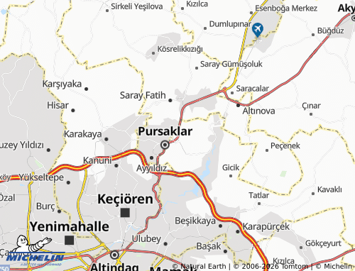 MICHELIN Tevfik İleri map - ViaMichelin