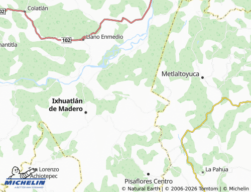 Mapa MICHELIN Ojital Cuayo - ViaMichelin