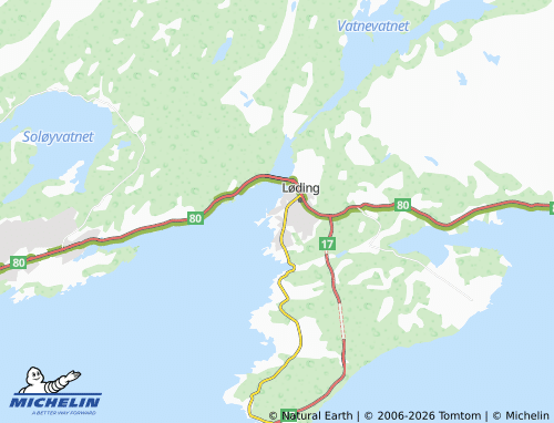 Mapa MICHELIN Sennvika - ViaMichelin