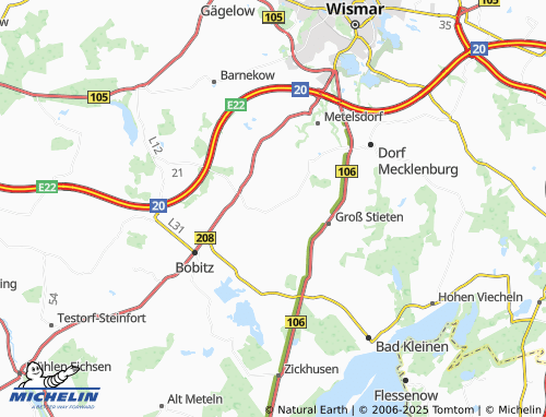 MICHELIN Grapen Stieten map - ViaMichelin